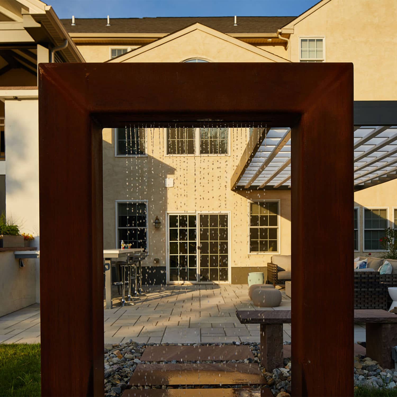 Perfect placement is everything, especially when it comes to focal points when viewed from inside the home!