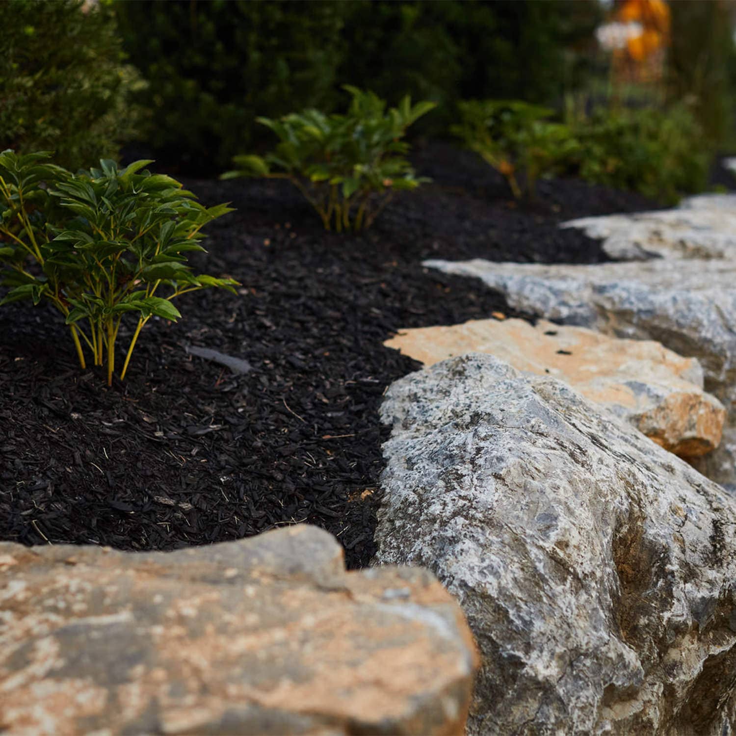 Boulders are a natural and beautiful way to retain soil when there is a significant grade change in your Lehigh Valley outdoor living space!