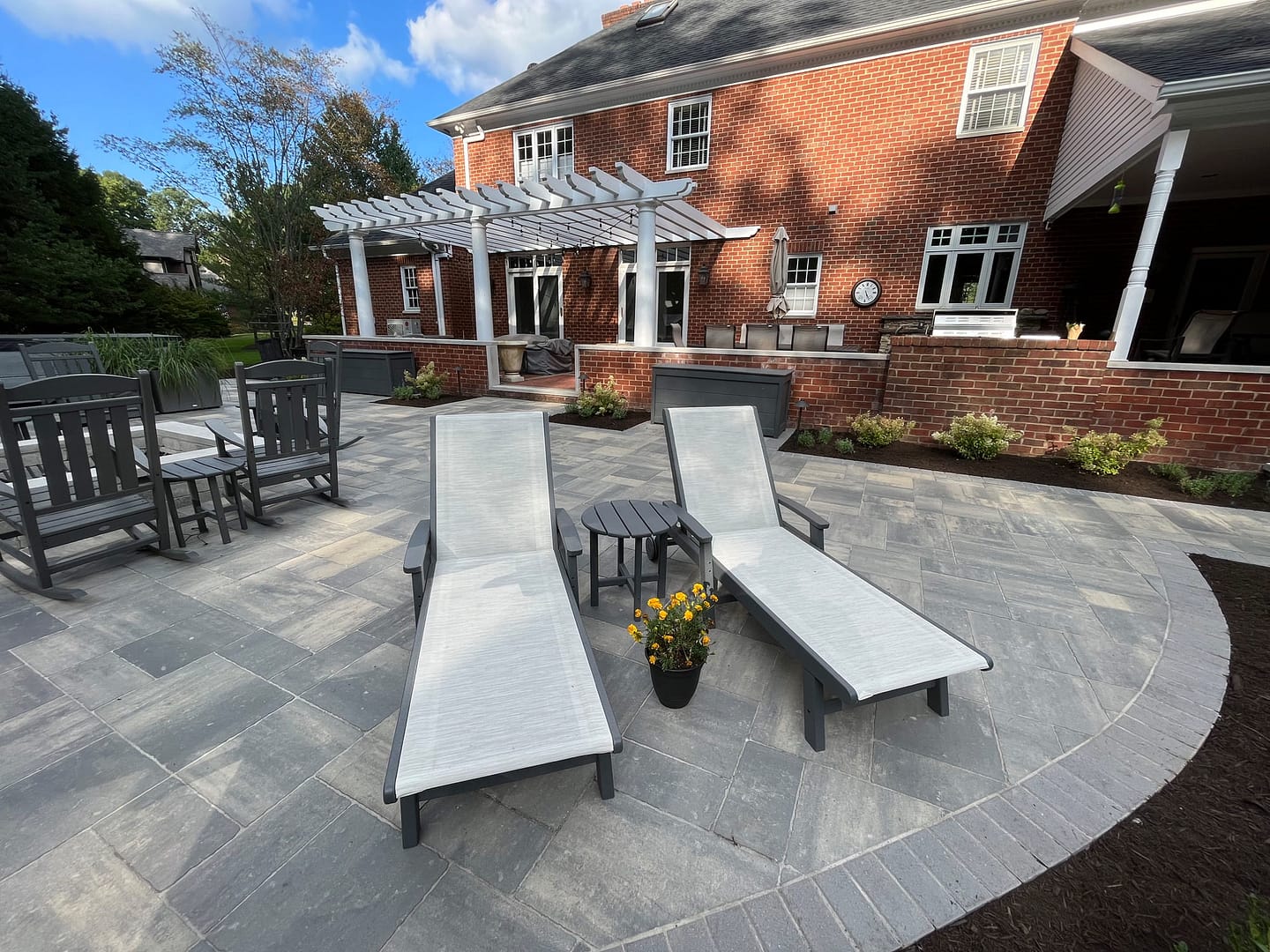 Outdoor Living Space with Fire Pit