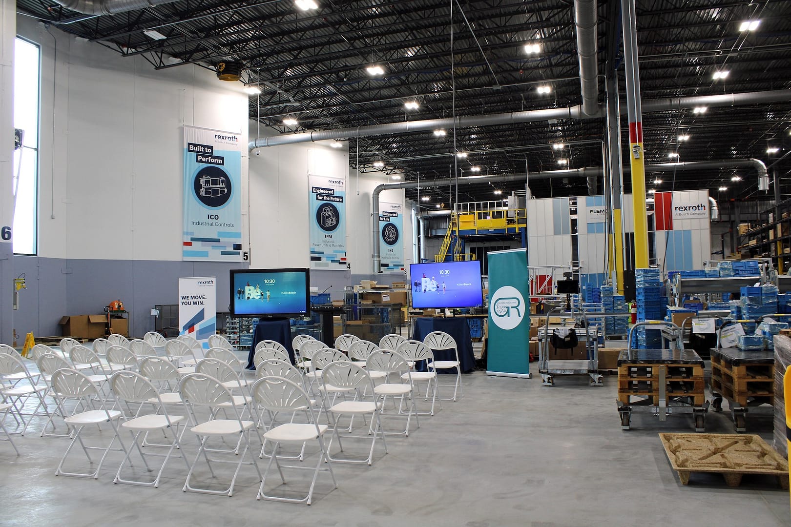 Expanded Warehouse for Bosch Rexroth