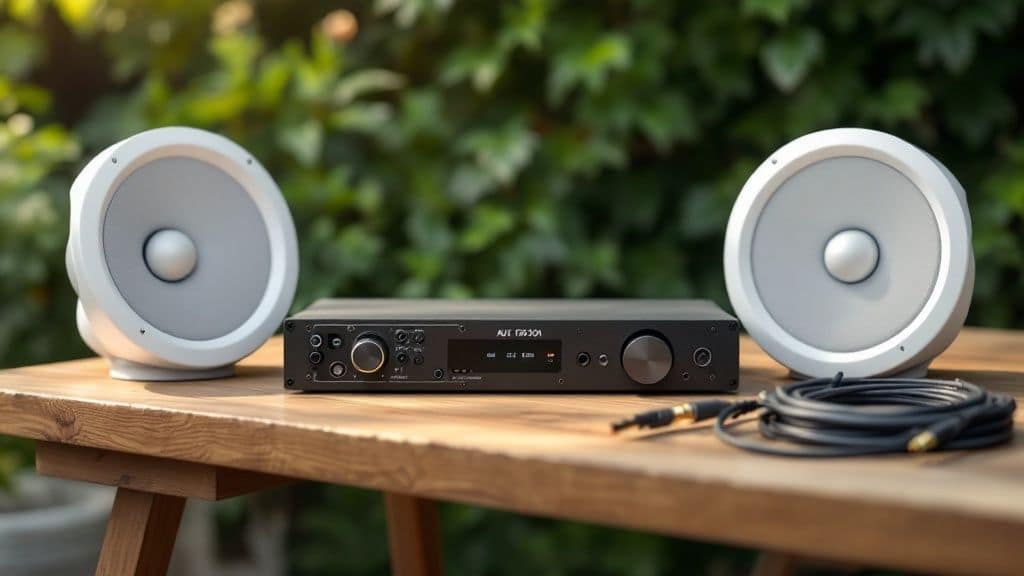 outdoor audio installation