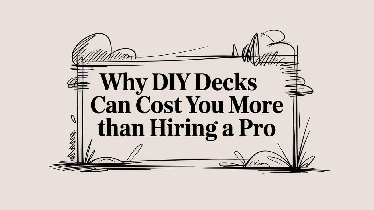 Why a DIY Deck Can Cost You More Than Hiring a Pro