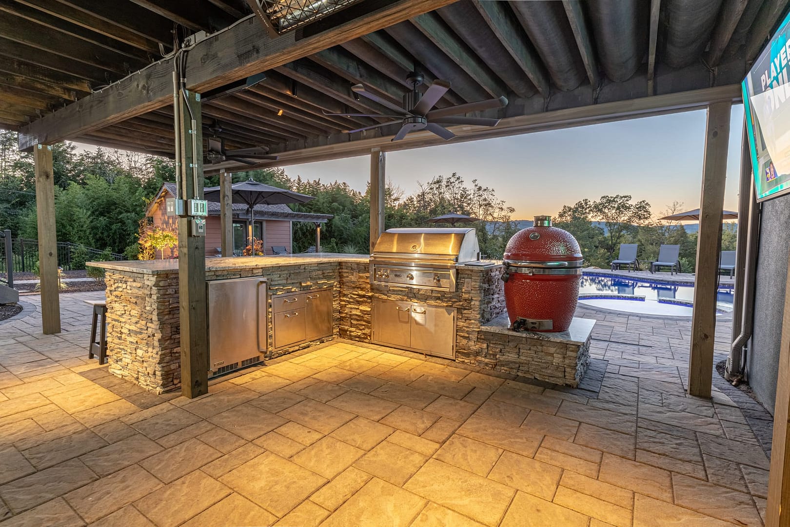 Outdoor Kitchen Ideas Upper Perkiomen Retreat