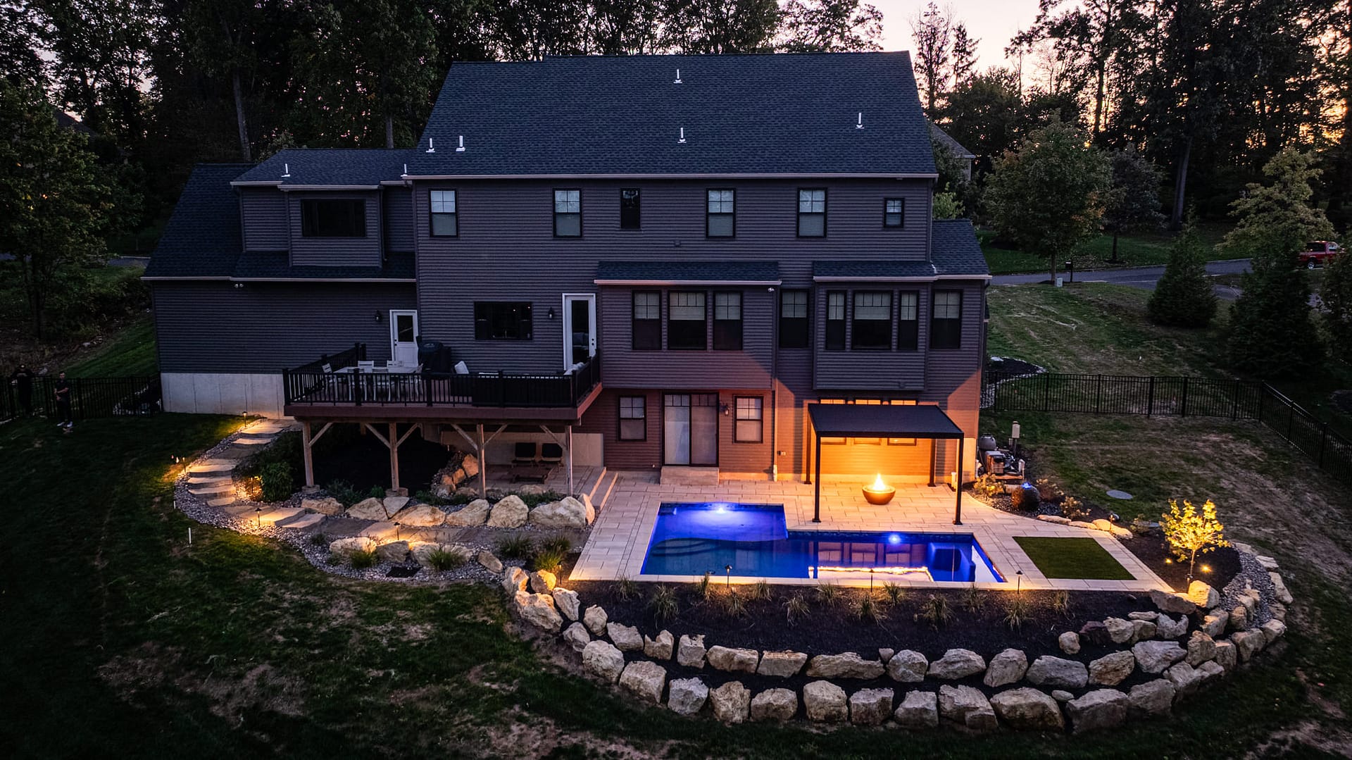 Stella Ct Modern Backyard Oasis – Coopersburg, PA