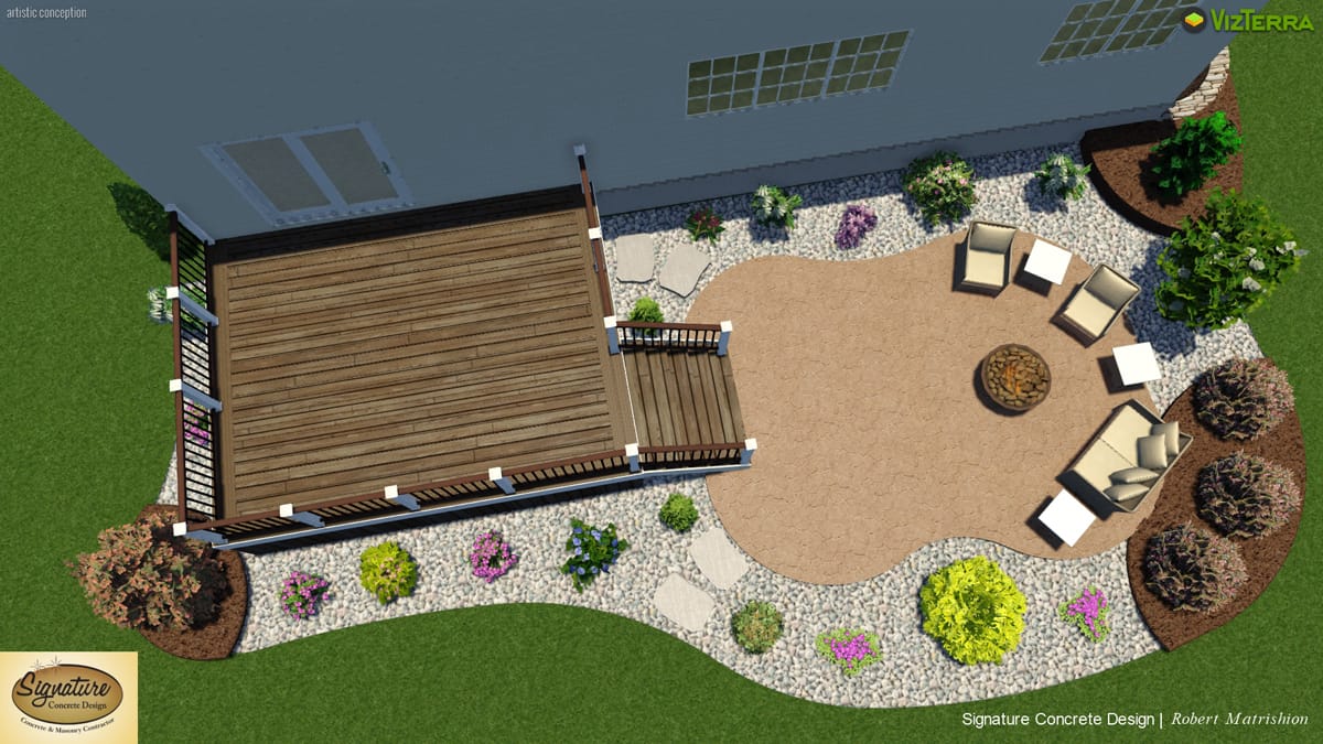 Deck and Patio Landscape Design