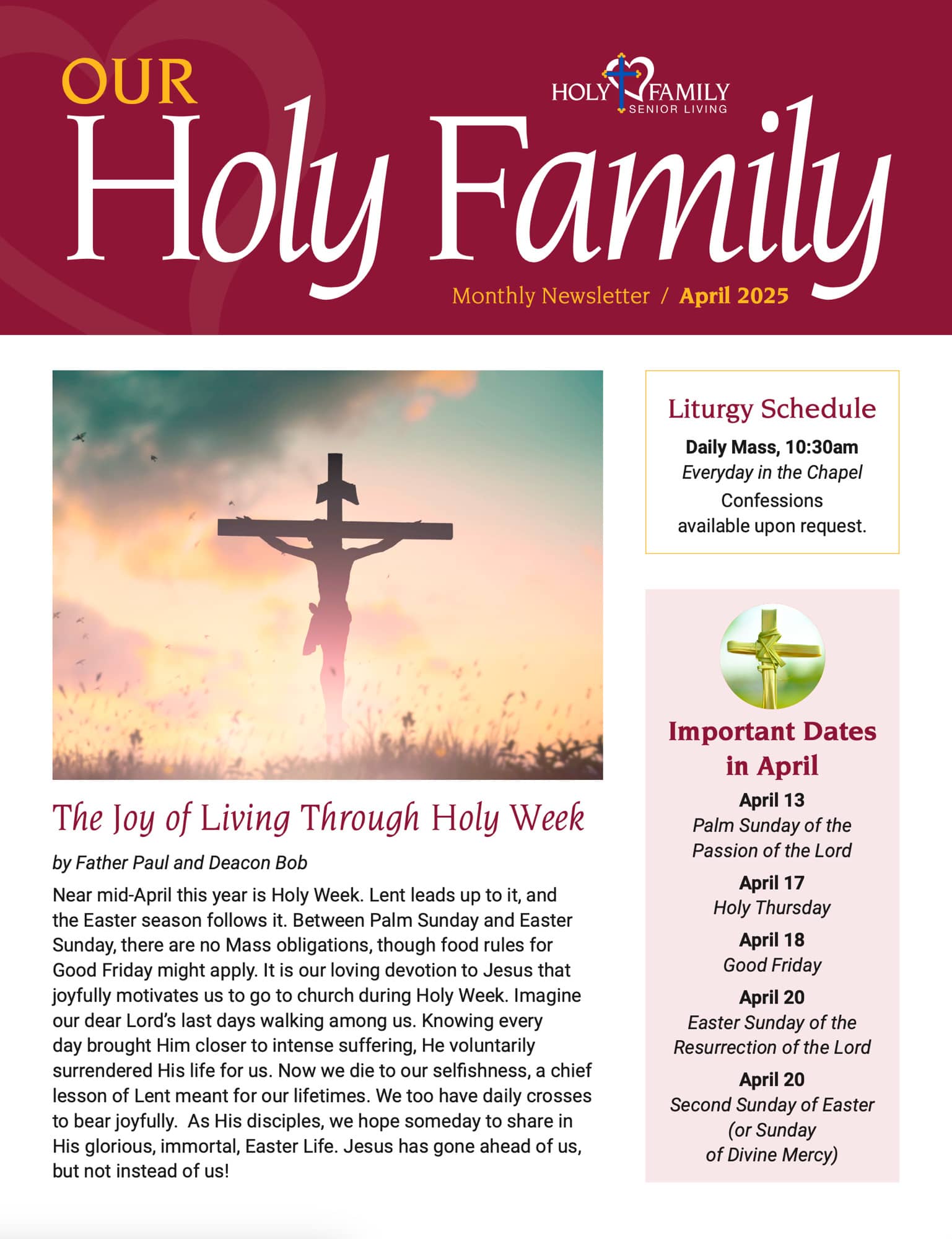 April Newsletter