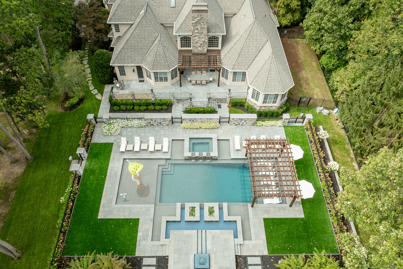 Custom Shotcrete Pool in Cherry Hill