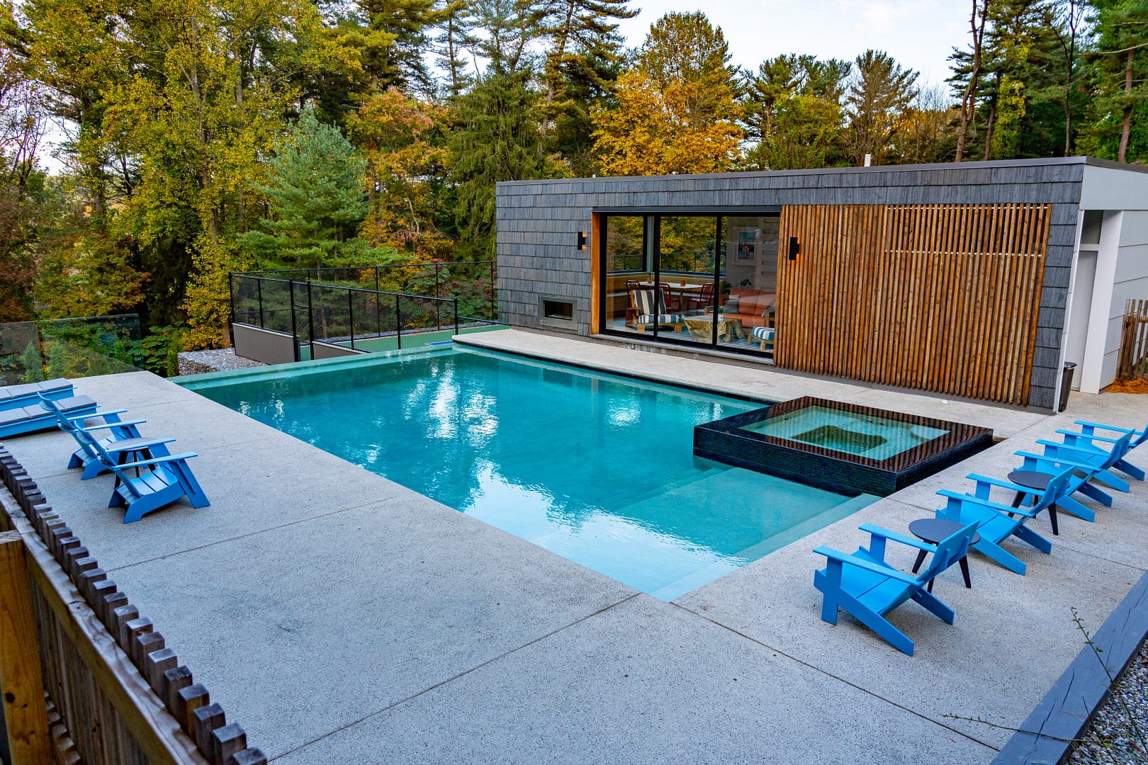 Media, PA Tennis Court & Pool