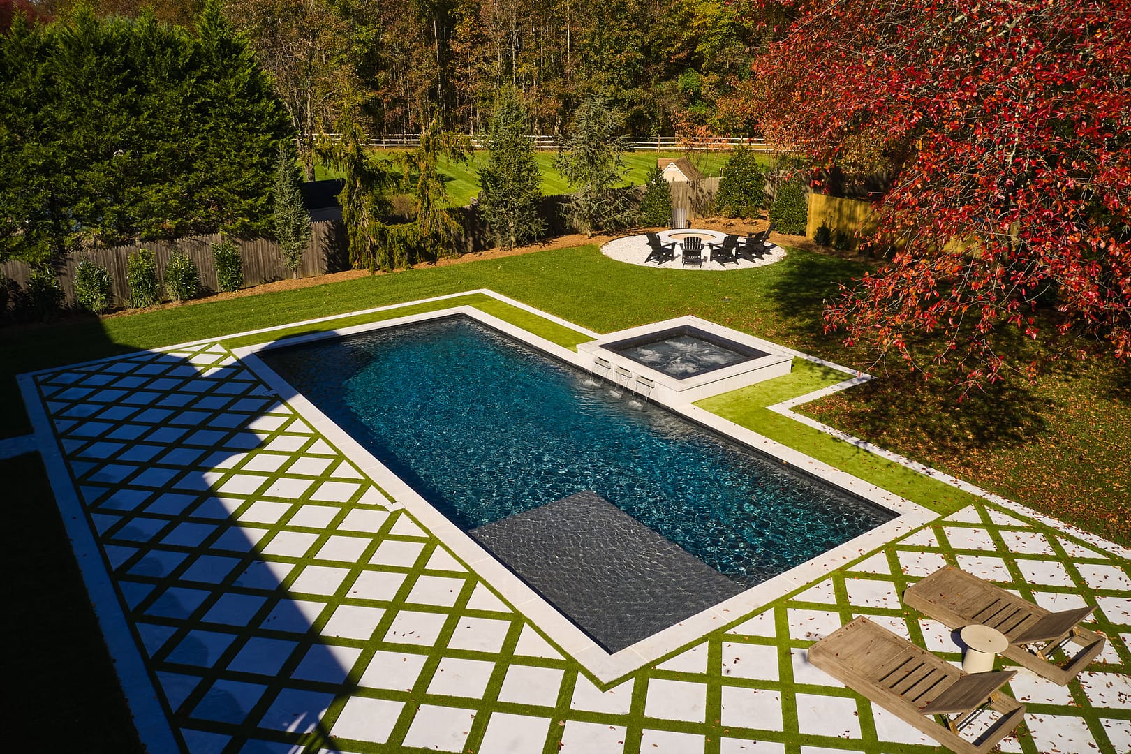 Custom Shotcrete Pool in Mount Laurel