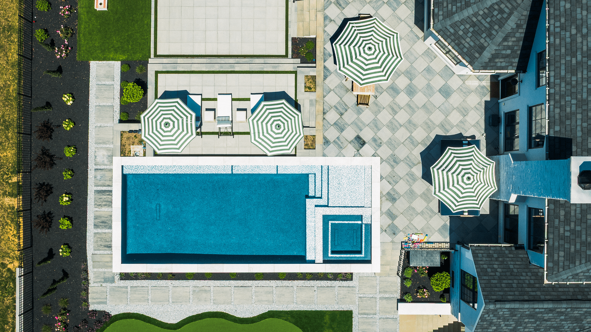 An ultra-luxury outdoor living project: where geometry becomes art, expressed in pattern, rhythm, and balance.