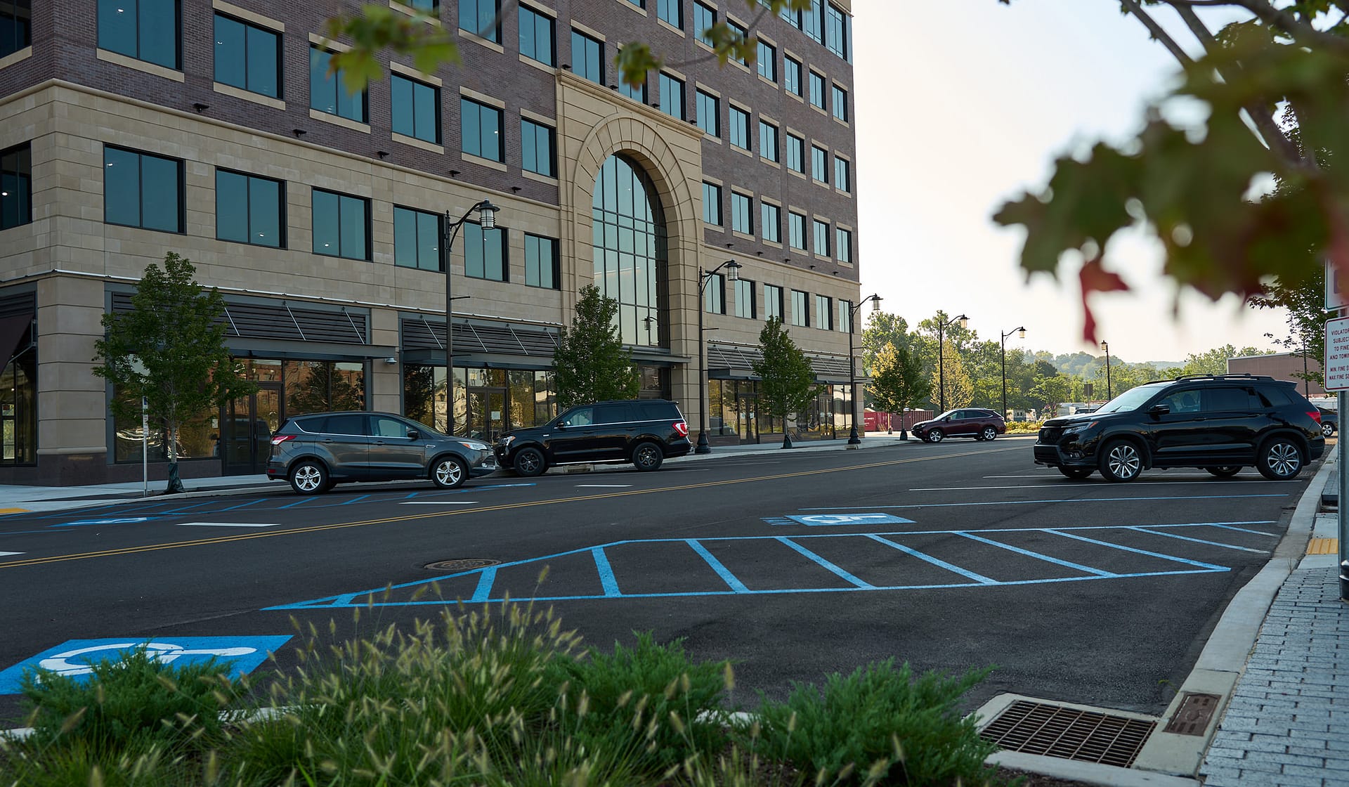 615 Waterfront Drive front facade with Waterfront Drive parking in Allentown