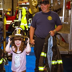 Camp Susquehanna burn survivor Lewisburg, PA Fire Department