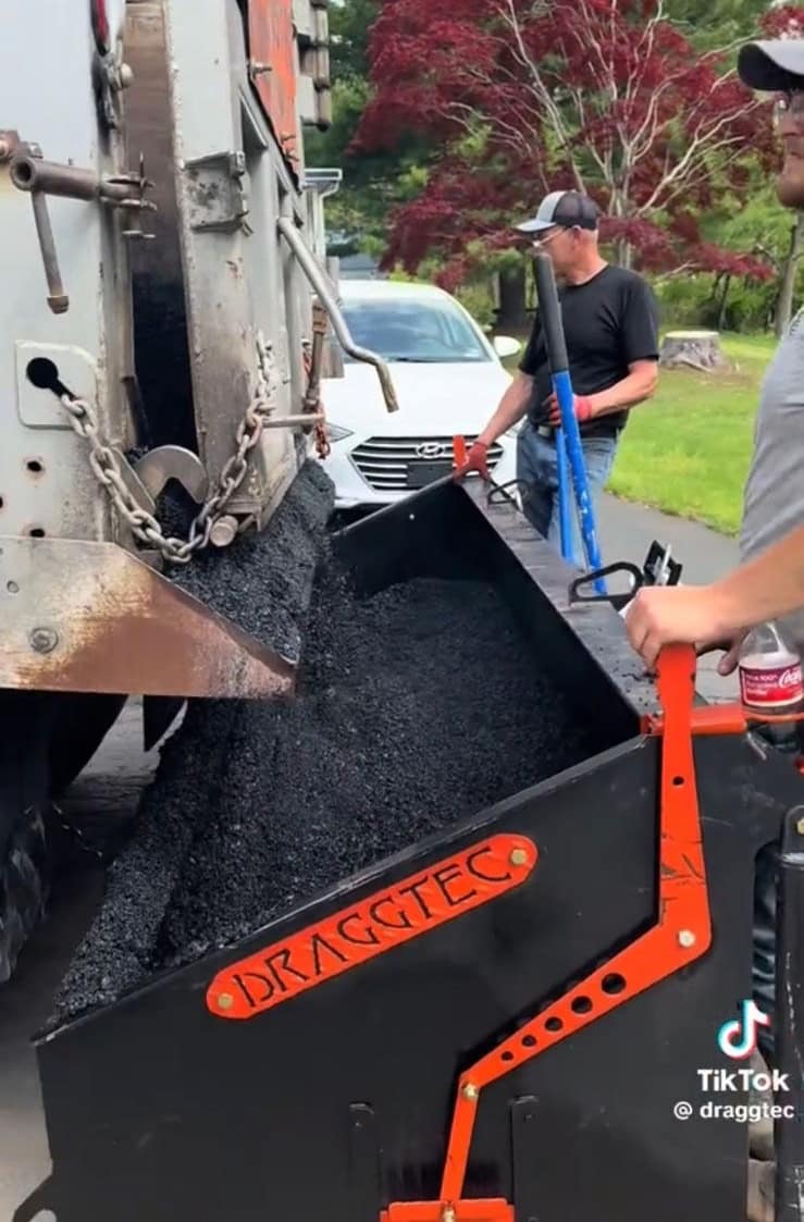 Filling the drag box