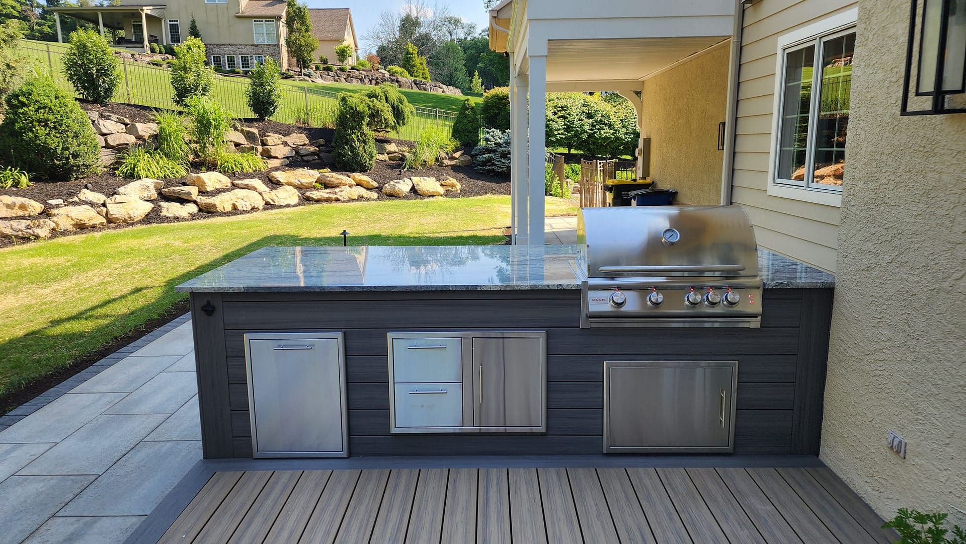 Custom Outdoor Kitchen Design, Build, and Installation Coopersburg, Lehigh Valley