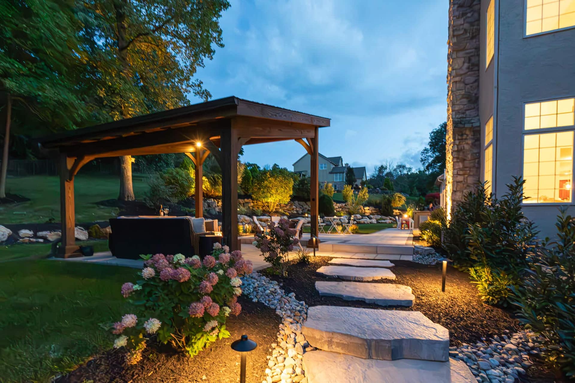 Backyard Renovation Project Lower Saucon Outdoor Oasis